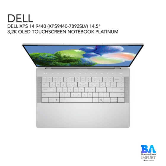 DELL XPS 14 9440 (XPS9440-7892SLV) 14,5" 3,2K OLED TOUCHSCREEN NOTEBOOK PLATINUM