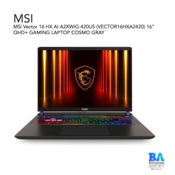 MSI Vector 16 HX AI A2XWIG-420US (VECTOR16HXA2420) 16" QHD+ GAMING LAPTOP COSMO GRAY
