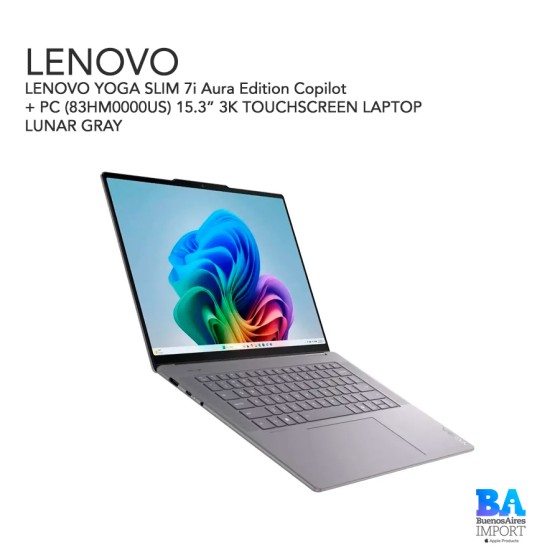 LENOVO YOGA SLIM 7i Aura Edition Copilot+ PC (83HM0000US) 15.3” 3K...
