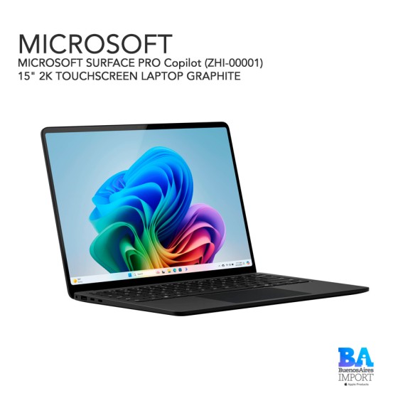 MICROSOFT SURFACE PRO Copilot (ZHI-00001) 15" 2K TOUCHSCREEN LAPTOP GRAPHITE
