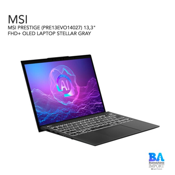MSI PRESTIGE (PRE13EVO14027) 13,3" FHD+ OLED LAPTOP STELLAR GRAY