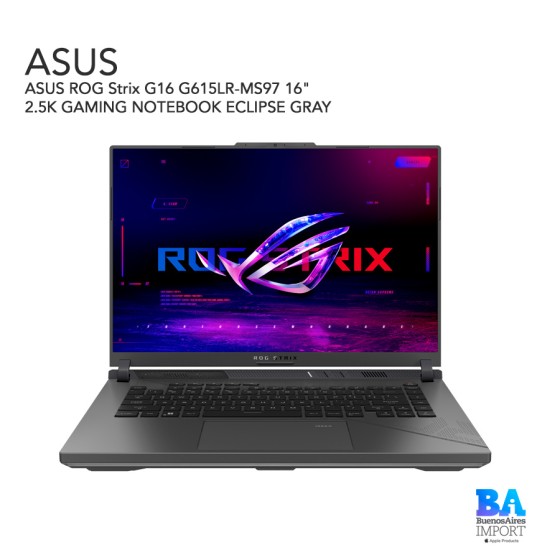 ASUS ROG Strix G16 G615LR-MS97 16" 2.5K GAMING NOTEBOOK ECLIPSE GRAY