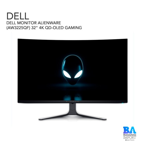 DELL MONITOR ALIENWARE (AW3225QF) 32" 4K QD-OLED GAMING