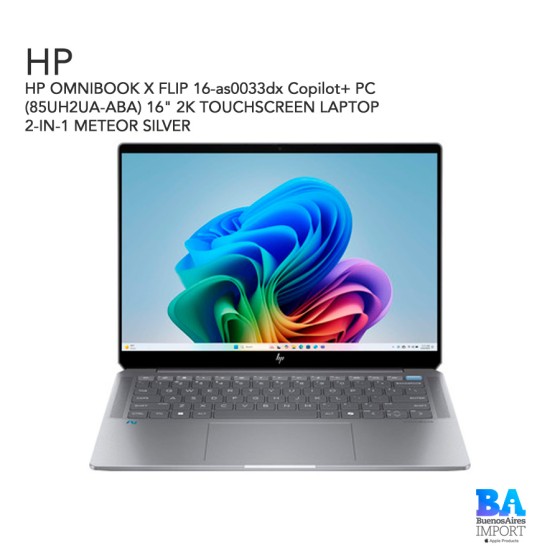 HP OMNIBOOK X FLIP 16-as0033dx Copilot+ PC (85UH2UA-ABA) 16" 2K TOUCHSCREEN...