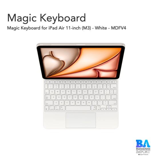 Magic Keyboard for iPad Air 11-inch (M3) - White - MDFV4