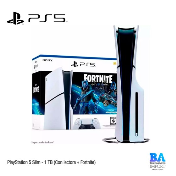 PlayStation 5 Slim - 1 TB (Con lectora + Fortnite)