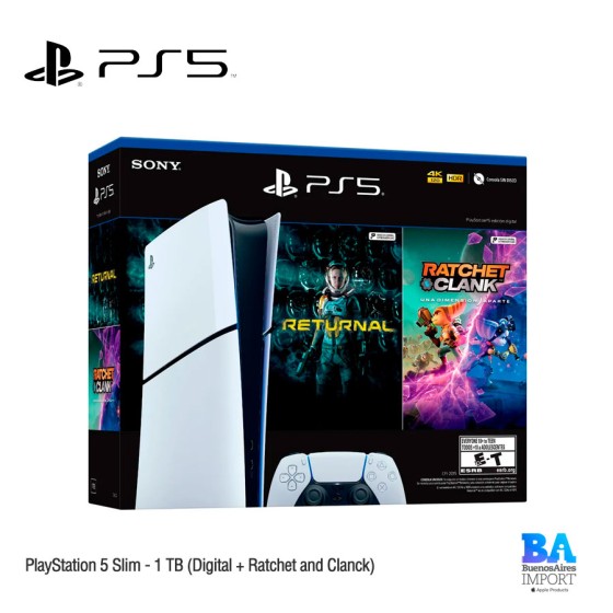 PlayStation 5 Slim - 1 TB (Digital + Ratchet and Clanck)