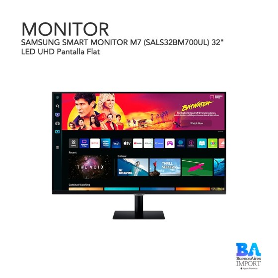 SAMSUNG SMART MONITOR M7 (SALS32BM700UL) 32" LED UHD Pantalla Flat