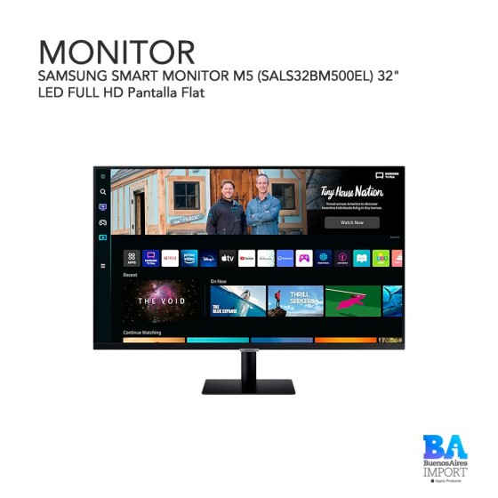 SAMSUNG SMART MONITOR M5 (SALS32BM500EL) 32" LED FULL HD Pantalla Flat