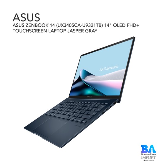 ASUS ZENBOOK 14 (UX3405CA-U9321TB) 14" OLED FHD+ TOUCHSCREEN LAPTOP JASPER GRAY
