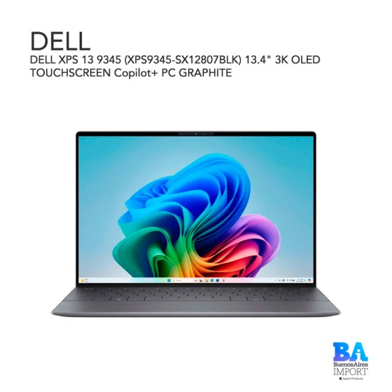 DELL XPS 13 9345 (XPS9345-SX12807BLK) 13.4" 3K OLED TOUCHSCREEN Copilot+ PC...