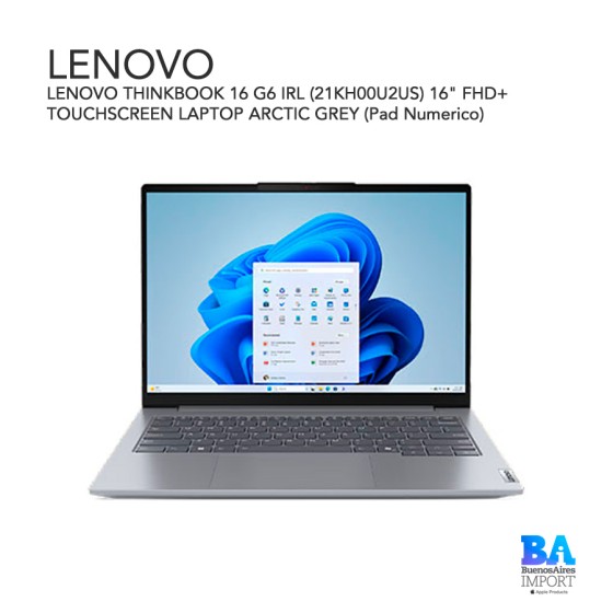 LENOVO THINKBOOK 16 G6 IRL (21KH00U2US) 16" FHD+ TOUCHSCREEN LAPTOP ARCTIC...