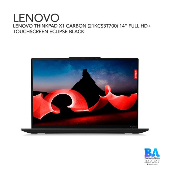 LENOVO THINKPAD X1 CARBON  (21KCS3T700) 14" FULL HD+ TOUCHSCREEN ECLIPSE BLACK