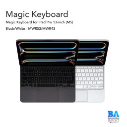 Magic Keyboard for iPad Pro 13-inch (M5) - Black/White - MWR53/MWR43