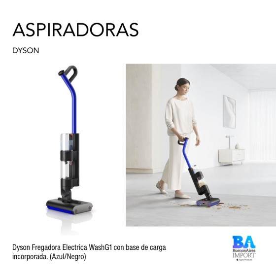 Dyson Fregadora Electrica WashG1 con base de carga incorporada. (Azul/Negro)