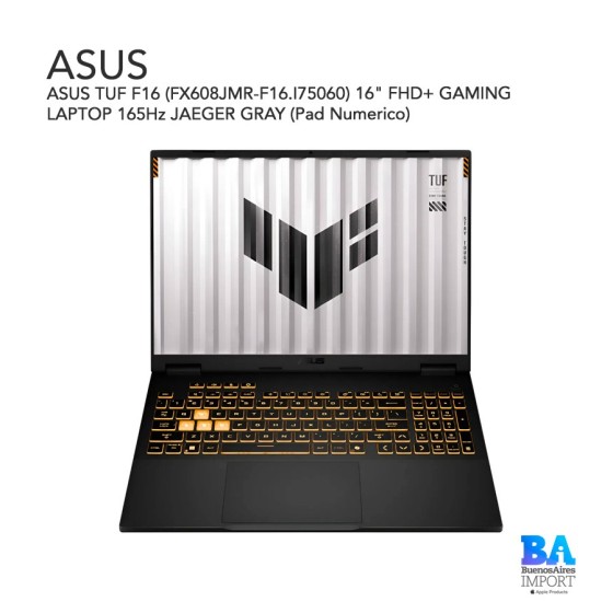 ASUS TUF F16 (FX608JMR-F16.I75060) 16" FHD+ GAMING LAPTOP 165Hz JAEGER GRAY...