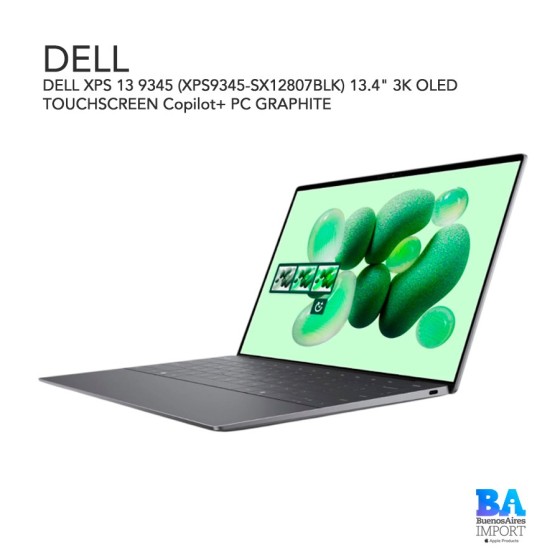 DELL XPS 13 9345 (XPS9345-SX12807BLK) 13.4" 3K OLED TOUCHSCREEN Copilot+ PC...