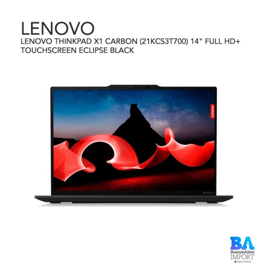 LENOVO THINKPAD X1 CARBON  (21KCS3T700) 14" FULL HD+ TOUCHSCREEN ECLIPSE BLACK