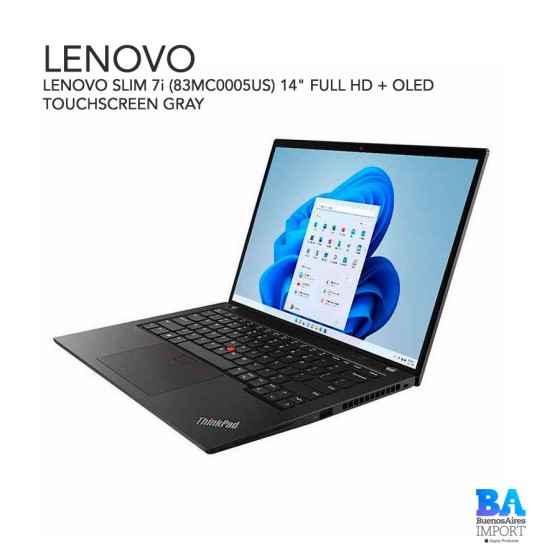 LENOVO SLIM 7i (83MC0005US) 14" FULL HD + OLED TOUCHSCREEN GRAY