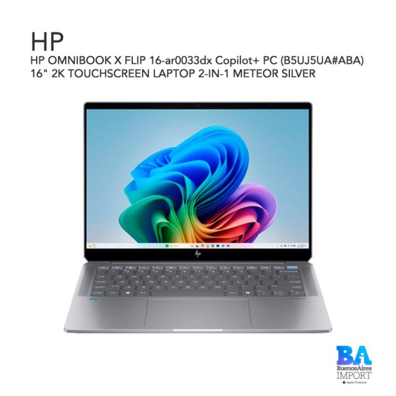 HP OMNIBOOK X FLIP 16-ar0033dx Copilot+ PC (B5UJ5UA_ABA) 16" 2K TOUCHSCREEN...