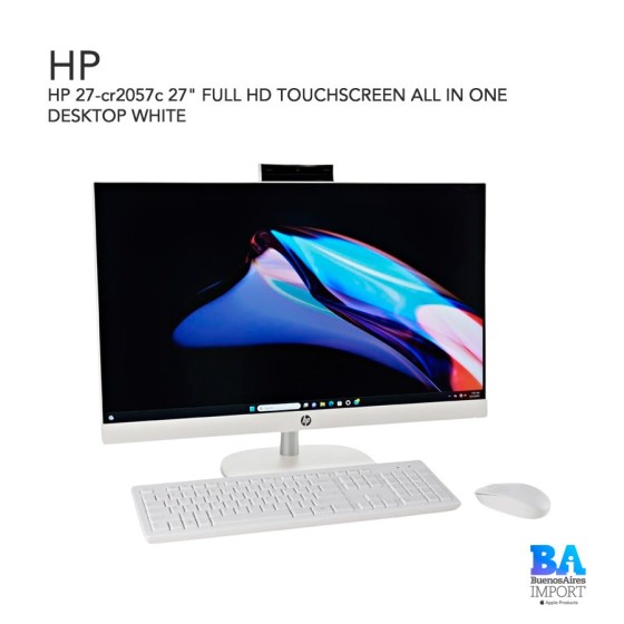 HP 27-cr2057c 27" FULL HD TOUCHSCREEN ALL IN ONE DESKTOP WHITE