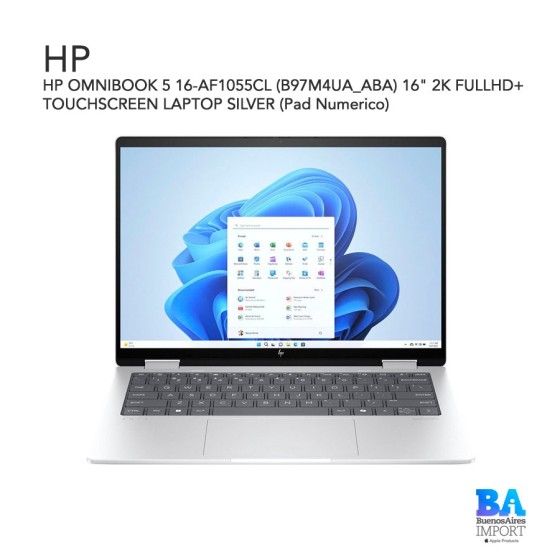 HP OMNIBOOK 5 16-AF1055CL (B97M4UA_ABA) 16" 2K FULLHD+ TOUCHSCREEN LAPTOP...