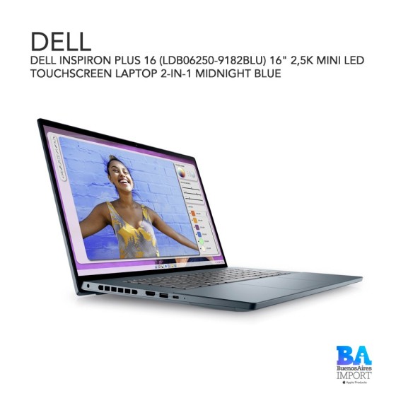 DELL INSPIRON PLUS 16 (LDB06250-9182BLU) 16" 2,5K MINI LED TOUCHSCREEN LAPTOP...