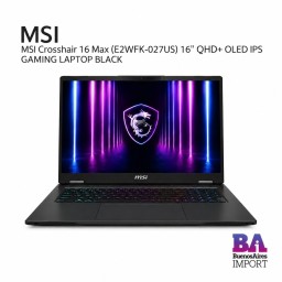 MSI Crosshair 16 Max (E2WFK-027US) 16" QHD+ OLED IPS GAMING LAPTOP BLACK