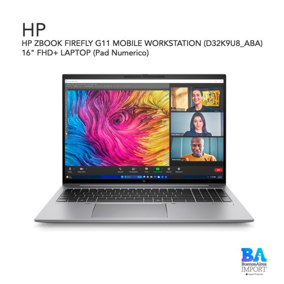 HP ZBOOK FIREFLY G11 MOBILE WORKSTATION (D32K9U8_ABA) 16" FHD+ LAPTOP (Pad...