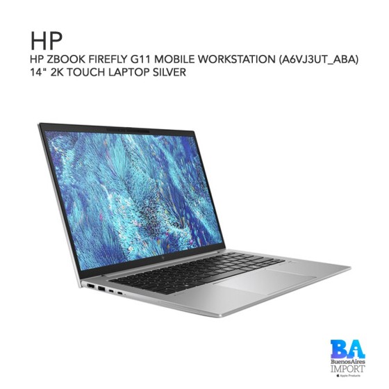 HP ZBOOK FIREFLY G11 MOBILE WORKSTATION (A6VJ3UT_ABA) 14" 2K TOUCH LAPTOP SILVER