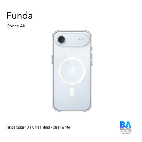 Funda Spigen Air Ultra Hybrid - Clear White
