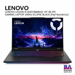 LENOVO LEGION 9i (83EY006RUS) 18" 4K IPS GAMING LAPTOP 240Hz ECLIPSE BLACK [Pad Numérico]