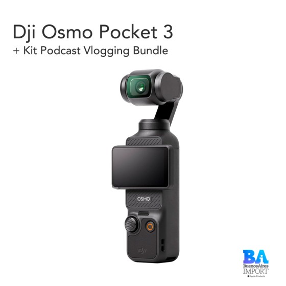 Dji Osmo Pocket 3 + Kit Podcast Vlogging Bundle