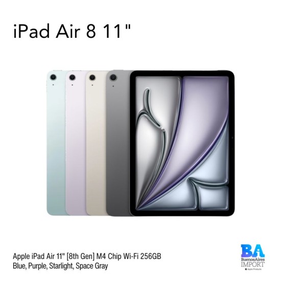 Apple iPad Air 11" [8th Gen] M4 Chip Wi-Fi 256GB
