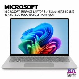 MICROSOFT SURFACE LAPTOP 8th Edition (EP2-60881) 15" 3K PLUS TOUCHSCREEN PLATINUM