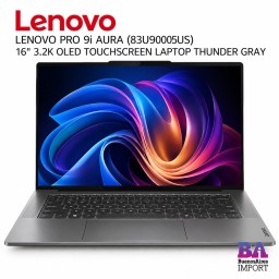 LENOVO PRO 9i AURA (83U90005US) 16" 3.2K OLED TOUCHSCREEN LAPTOP THUNDER GRAY