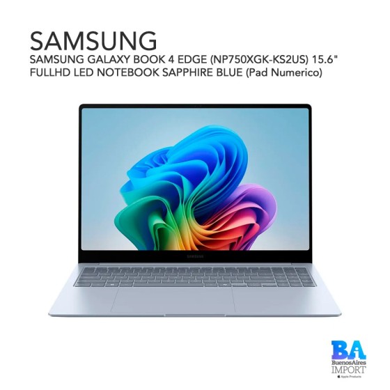 SAMSUNG GALAXY BOOK 4 EDGE (NP750XGK-KS2US) 15.6" FULLHD LED NOTEBOOK...