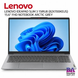 LENOVO IDEAPAD SLIM 3 15IRU8 (82X700KEUS) 15.6" FHD NOTEBOOK ARCTIC GREY