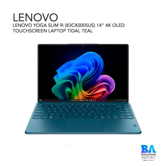 LENOVO YOGA SLIM 9i (83CX0005US) 14" 4K OLED TOUCHSCREEN LAPTOP TIDAL TEAL