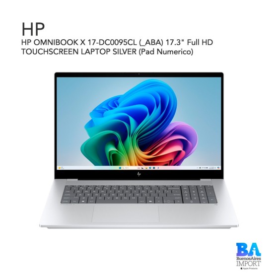HP OMNIBOOK X 17-DC0095CL (_ABA) 17.3" Full HD TOUCHSCREEN LAPTOP SILVER (Pad...