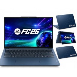 LENOVO YOGA SLIM 7i (83QK0011US) 14" 3K OLED TOUCHSCREEN LAPTOP COSMIC BLUE  Aura FIFA 26 Edition