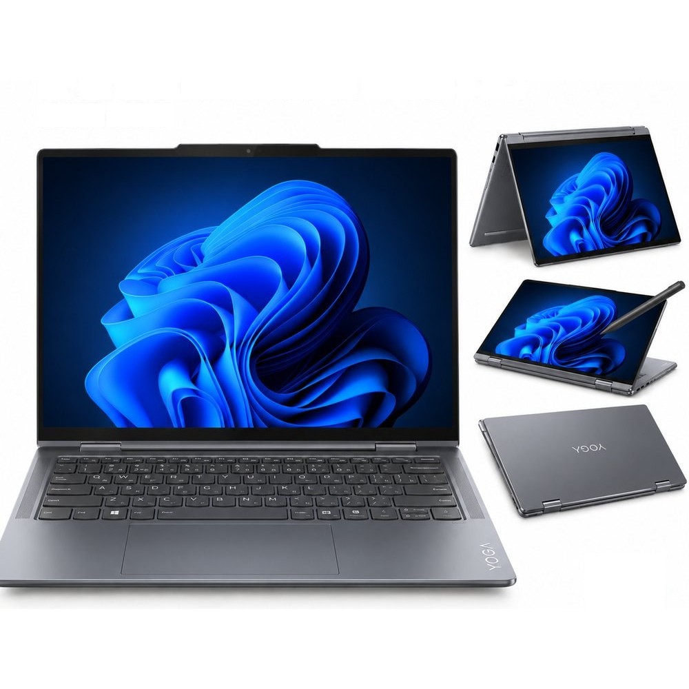 LENOVO YOGA 7i Copilot+ PC (83TC0003US) 14" 2K OLED TOUCHSCREEN LAPTOP 2-IN-1 LUNA GREY