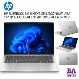 HP ELITEBOOK 8 G1i NEXT GEN (BG7N6UT_ABA) 14" 2K TOUCHSCREEN LAPTOP GLACIER SILVER
