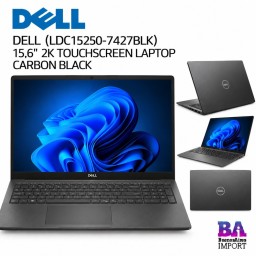 DELL (LDC15250-7427BLK) 15.6" 2K TOUCHSCREEN LAPTOP CARBON BLACK