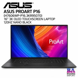 ASUS PROART P16 (H7606WP-P16.3KR95070) 16" 3K OLED TOUCHSCREEN LAPTOP 120HZ NANO BLACK