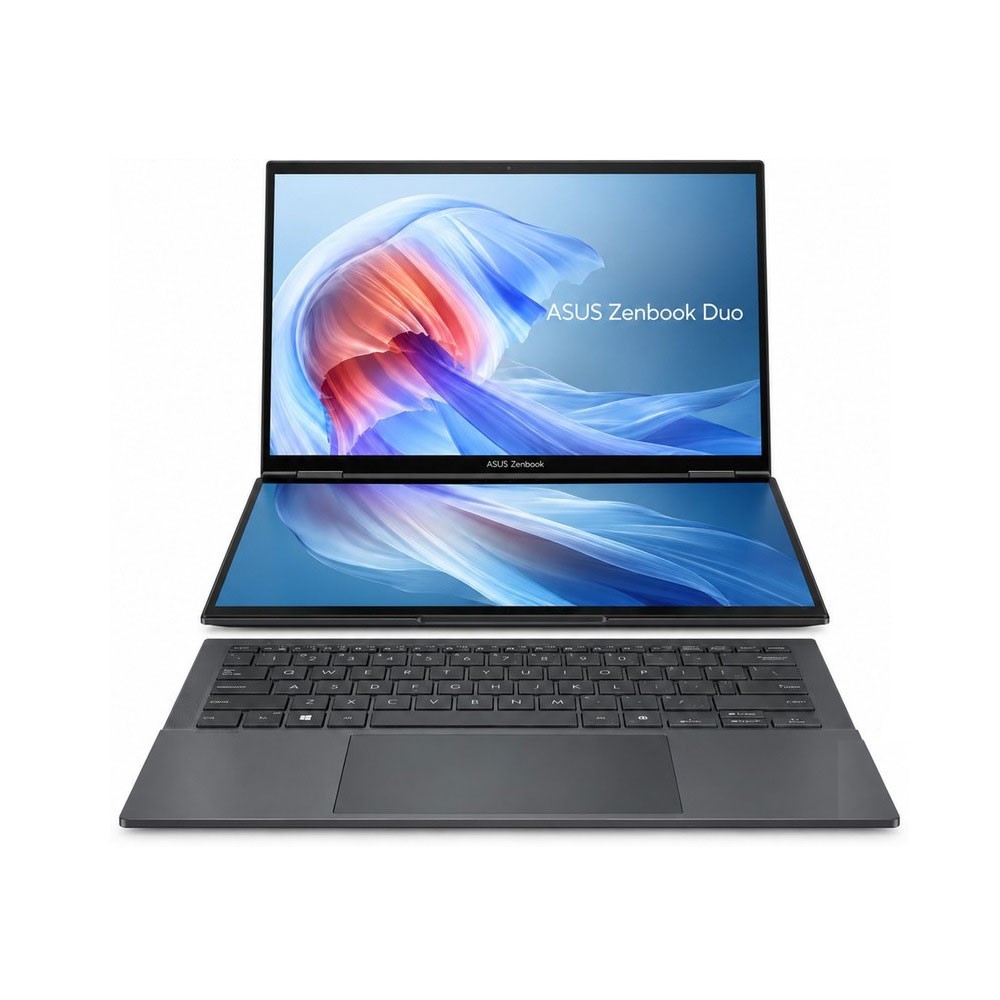 ASUS ZENBOOK DUO DUAL (UX8407AA-DS99T) 14" 3K OLED TOUCHSCREEN LAPTOP  MOHER GRAY