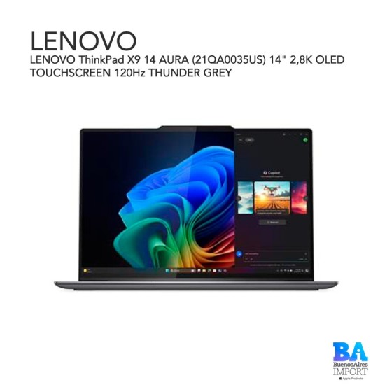 LENOVO ThinkPad X9 14 AURA (21QA0035US) 14" 2,8K OLED TOUCHSCREEN 120Hz...