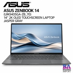 ASUS ZENBOOK 14 (UM3405GA-ZB_70) 14" 2K OLED TOUCHSCREEN LAPTOP JASPER GRAY