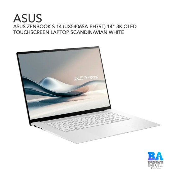 ASUS ZENBOOK S 14 (UX5406SA-PH79T) 14" 3K OLED TOUCHSCREEN LAPTOP...